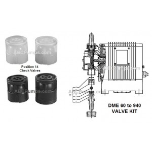 Valve Kit, DME375/940 PP/E/G