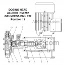 Dosinghead-KM 252 PVC. Alldos 10.5803-303