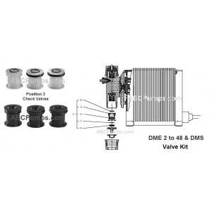 Valve Kit, DME/S2-DME48 PV/V/C, Spring-loaded